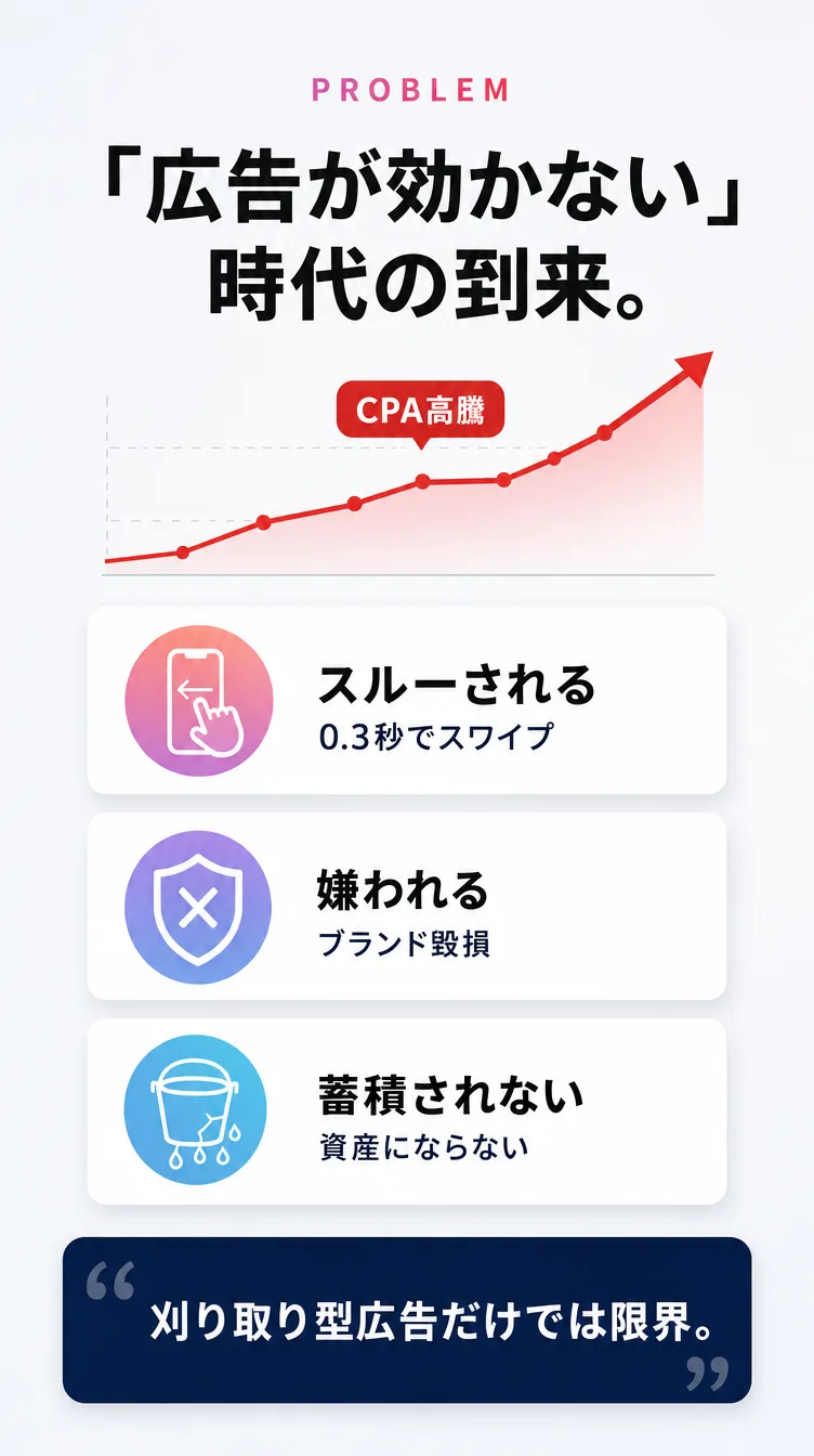 広告が効かない時代の到来
